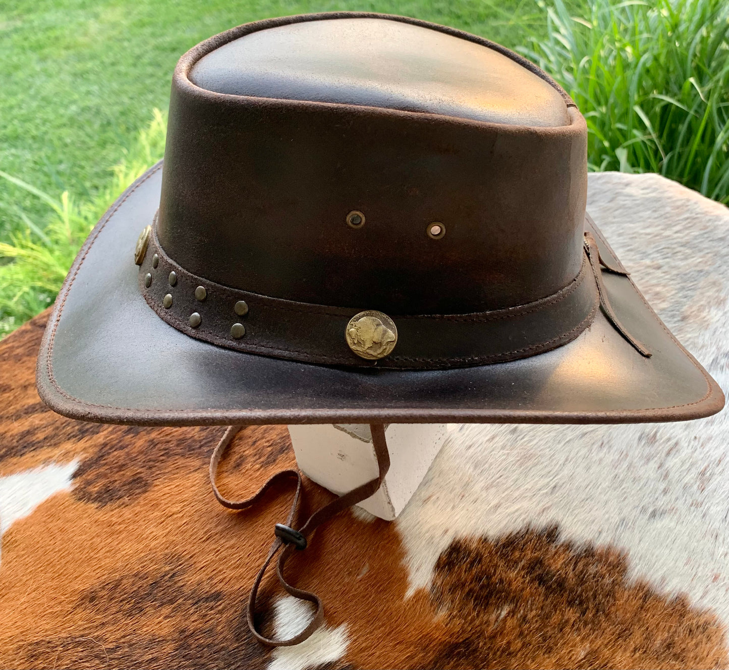 Buffalo Bill Leather Hat