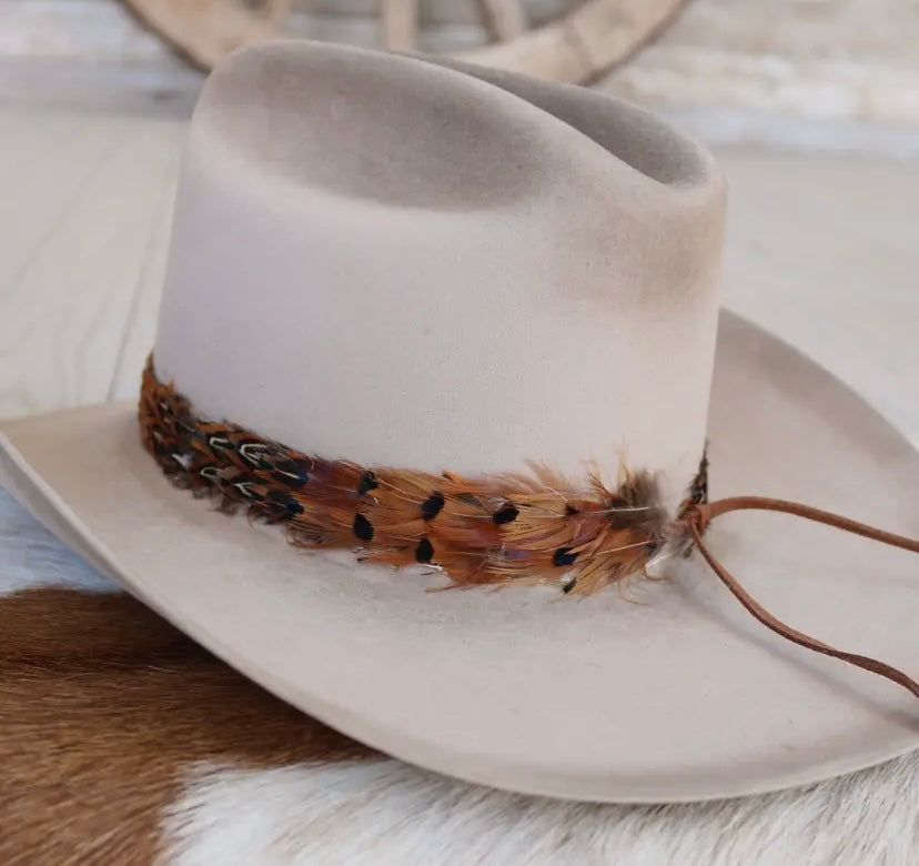 Dark- Western Feather Hat Band