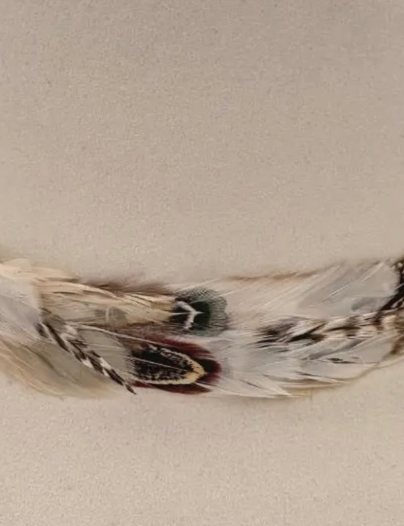 Light- Western Feather Hat Band