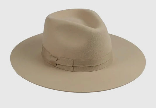 Oatmeal- Wool Rancher Hat